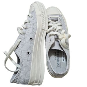 Converse Chuck 70 Ox Barely Grey Textured Low Top Sneakers NEW Womens
